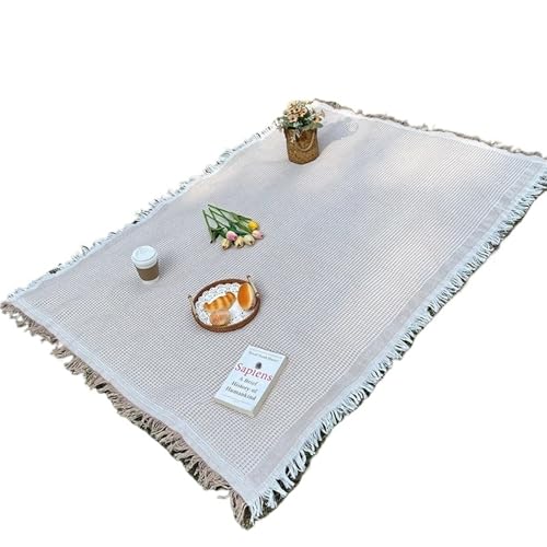 HYQOUKLR Teppich für draußen, Matte for Outdoor Camping Picknick Strand Outdoor Decke - Perfekt for Camping for Gartenarbeit, Camping(Khaki) von HYQOUKLR