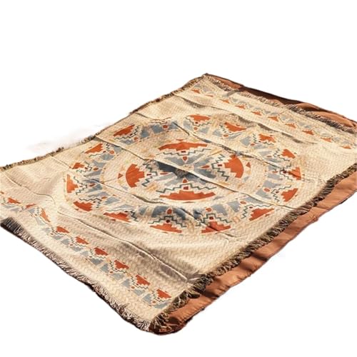 HYQOUKLR Teppich für draußen, Picknicktuch-Ausrüstung Feuchtigkeitsbeständige Matte for Gartenarbeit, Camping(Brown,90X240cm) von HYQOUKLR