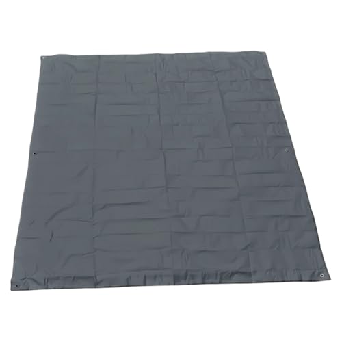 HYQOUKLR Teppich für draußen, Ultraleichtes Taschenzelt Footprints Beach Tarp Outdoor Camping Matte for Reisen Klettern(Grey) von HYQOUKLR