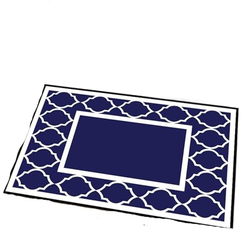 HYQOUKLR Teppich für draußen, Wasserdichter Teppich for Eingangsbereich, Wohnzimmer, Schlafzimmer, Terrasse im Freien for Gartenarbeit, Camping(31x47in(80x120cm)) von HYQOUKLR