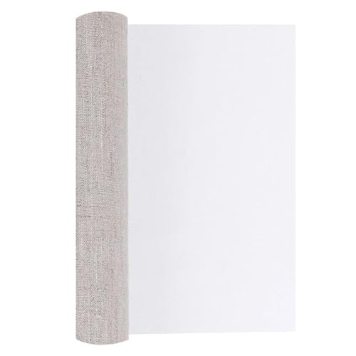 HYQOUKLR Toile en lin mélangé apprêtée, 3 Meter eine Rolle Leere Leinwand for Malerei Schicht Acryl Ölgemälde Leinwand(5m Long Width 88cm) von HYQOUKLR