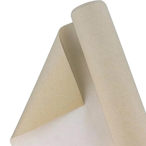 HYQOUKLR Toile en lin mélangé apprêtée, 5 m Leere Leinwand for Malen, Acryl- und Ölgemälde(Linen 0.28m X 5m) von HYQOUKLR