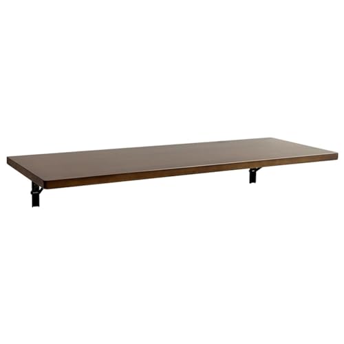 HYQOUKLR klappbarer wandtisch, wandmontierter Schreibtisch, Wandmontierter Klapptisch, Computertisch, Küchentheke, Esstisch aus Massivholz(80 * 45Cm) von HYQOUKLR
