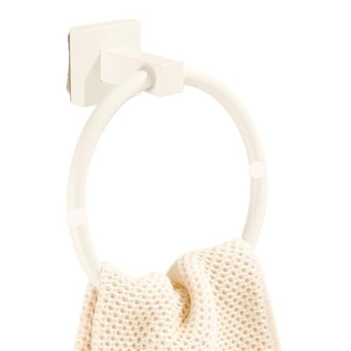 Handtuchhalter für die Wandmontage, Moderner Handtuchhalter zur Wandmontage, Handtuchhalter Badezimmerringe(White) von HYQOUKLR