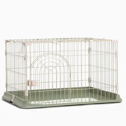 Katze Gehäuse Käfig, Katzengehege mit Abnehmbarer oberer Abdeckung for Katzen und kleine Haustiere, Mehrfarbig, mehrere Größen(Green,755044cm) von HYQOUKLR