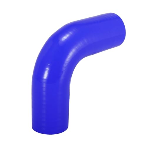 Kupplung Silikonschlauch,gerader Silikonschlauch, 90-Grad-Winkelstück Silikonschlauchanschluss 38-102 mm ID Multicolor for Turbo-Ansaugkühlerrohr(51mm Id Blue) von HYQOUKLR