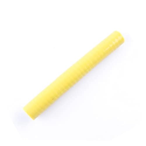 Kupplung Silikonschlauch,gerader Silikonschlauch, Silikon Ansaugschlauch Turbo Multicolor 2er Pack(Yellow) von HYQOUKLR