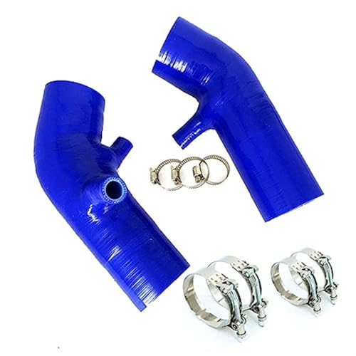 Kupplung Silikonschlauch,gerader Silikonschlauch, Silikon-Luftansaugschlauch(K8-284 BLUE T clamp) von HYQOUKLR