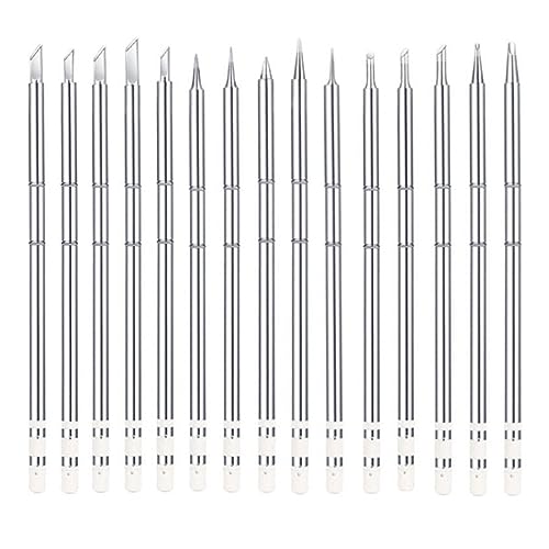 Lötkolben-Kopfsatz, 1PCS T12 Elektrische Kupfer T12-K B2 BC1 ILS BCF2 D16 KF for DIY Schweißen(T12 KU) von HYQOUKLR
