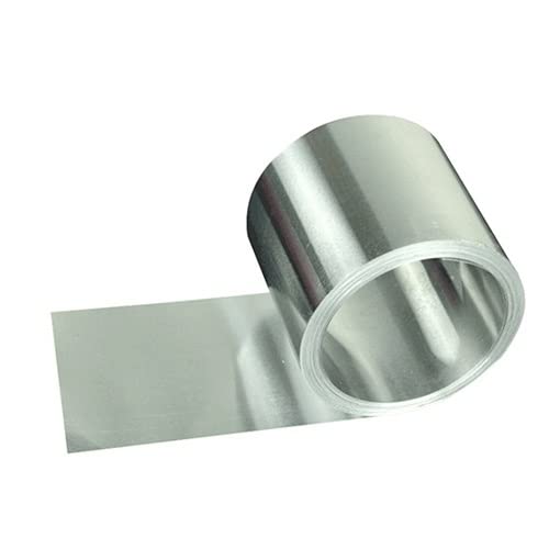 Metallfolie, Aluminiumblech für Bastelarbeiten, Aluminiumfolienblatt 1060 Legierung 0,2–0,5 mm Dicke 10–50 mm Breite Rolle(0.2mm,10mm width) von HYQOUKLR