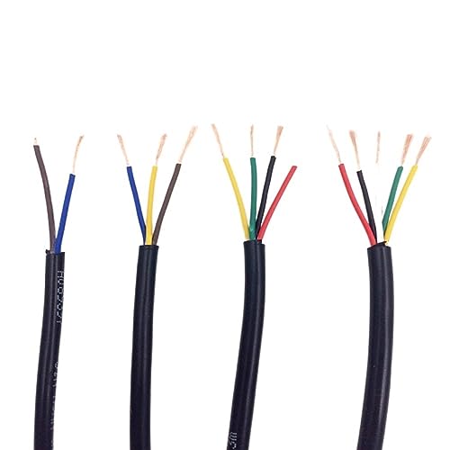 Stromkabel, Zubehörkabel, 10 meter Power Verlängerung Kabel Schwarz Signal Control Draht 22AWG 2pin 3pin 4pin 5pin Elektrische Draht(22awg 3Pin) von HYQOUKLR