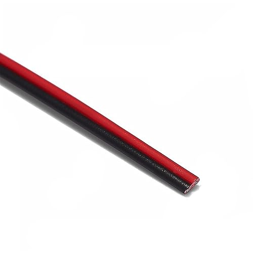 Stromkabel, Zubehörkabel, 22AWG 2/3/4/5/6Pin LED-Kabel for RGB-LED-Licht-Verlängerungskabel(2pin red black,30m) von HYQOUKLR