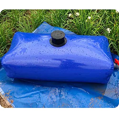 Wasserbeutel, Faltbarer Wasserbehälter, tragbarer Wasseraufbewahrungsbeutel, Blau, mehrere Größen, 1 Stück(350L/1x0.7x0.5m) von HYQOUKLR