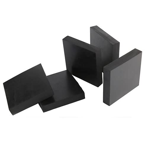 elastische Gummiplatte, Neopren-Gummiplatte, Gummiplatten Dämpfung Dichtung Pad Schwarze quadratische Platte Mehrere Größen(100mm x 100mm x 20mm) von HYQOUKLR