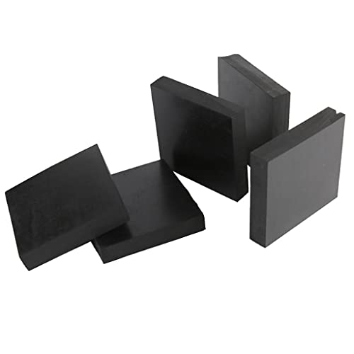 elastische Gummiplatte, Neopren-Gummiplatte, Gummiplatten Dämpfungsdichtung Pad Schwarz Mehrere Größen(150mm x 150mm x 15mm) von HYQOUKLR