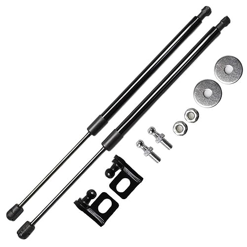 Gasdruckfeder Motorhaube Dämpfer Gasfeder für Peugeot 206 206CC GTI 180 RC 207i SD 1998-2016, Fronthaube Motorhaubendämpfer Streben Bars Haube Lift Unterstützung Auto Styling Zubehör von HYRAM