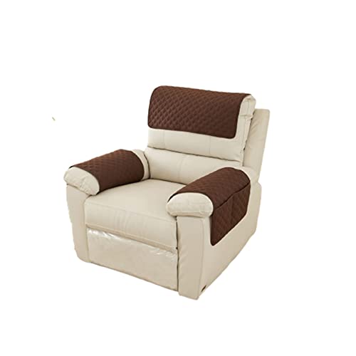 HYRAM Sofa überzugSamt Sofabezug 1 2 3 Sitzer Couchbezug Samt Couch Überwürfe Sofahusse Sofaüberwürfe rutschfest Sofa Abdeckung (2-Sitzer- | 4 STK,Kaffee) von HYRAM