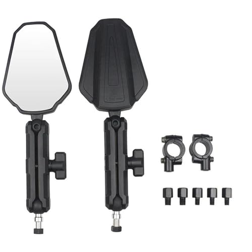 HYRHEV 8 10MM Motorrad Rückspiegel ABS Schwarz Seite Spiegel Für CFMOTO NK 400 250 800 Lenkerspiegel HYRHEV 8 10MM Motorrad Rückspiegel ABS Schwarz Seite Spiegel Für CFMOTO NK 400 250 800 Lenkerspiegel von HYRHEV