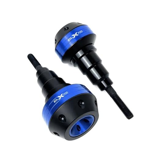 HYRHEV Für CFMOTO 700 CLX CL-X CLX700 2021 2022 Zubehör Motorrad Rahmen Sliders Crash Guard Fallen Protector Motor Schutz Motorhaube(Blue) von HYRHEV