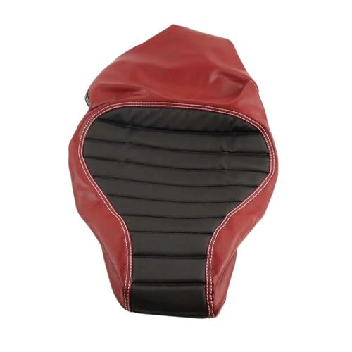 HYRHEV Für Vespa Primavera Sprint 125 250 150 50 Leder Sitzkissen Verdickt Schwamm Isolierung Sitz Abdeckung Protector(Red) von HYRHEV