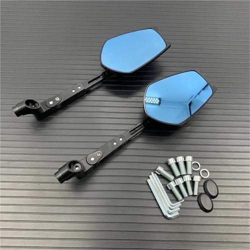 HYRHEV MT07 MT09 Motorrad Zubehör Aluminium Rückansicht Rückspiegel Seite Spiegel Lenkerspiegel von HYRHEV