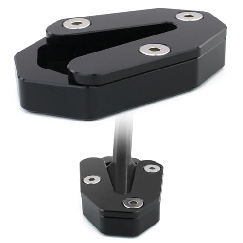 HYRHEV Motorrad CNC Kickstand Vergrößern Platte Fuß Seitenständer Verlängerung Pad TDM 900 2002-2010 TDM900A 2005-2010 Stützplatte HYRHEV Motorrad CNC Kickstand Vergrößern Platte Fuß Seitenständer Verlängerung Pad TDM 900 2002-2010 TDM900A 2005-2010 Stützplatte von HYRHEV