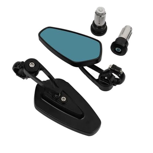 HYRHEV Motorrad Griff Einsetzen Rückspiegel Motorrad Seite Spiegel YZF R125 R7 R6 R1 R3 YZF-R125 YZF-R7 YZF-R3 Lenkerspiegel(001) von HYRHEV