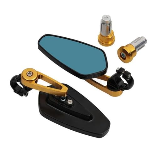 HYRHEV Motorrad Griff Einsetzen Rückspiegel Motorrad Seite Spiegel YZF R125 R7 R6 R1 R3 YZF-R125 YZF-R7 YZF-R3 Lenkerspiegel(003) von HYRHEV