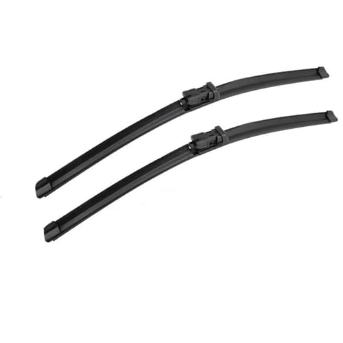 HYRHEV Windschutzscheibe Autowischer RHD & LHD Frontwischerblatt 28"+17" Für Tesla Für Modell S 2012-2017 Fit Push Button Scheibenwischer(Left Steering) von HYRHEV