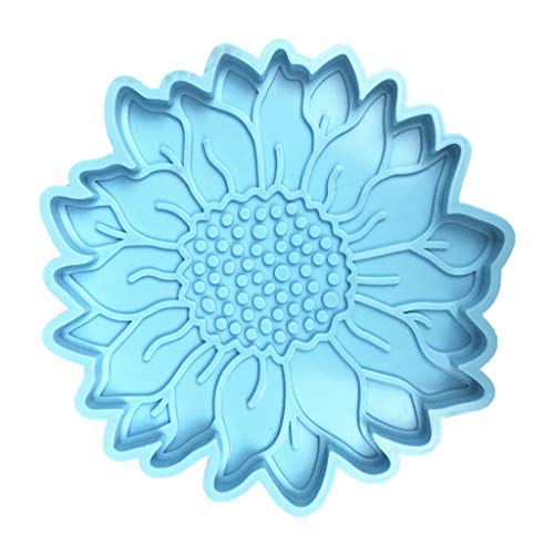 HYROOY Kristall-Achat-Untersetzer-Form, Sonnenblumen-Untersetzer, Kunstharz, Gießform, Schmuck, dekorativer Untersetzer, Epoxid-Silikonform HYROOY Kristall-Achat-Untersetzer-Form, Sonnenblumen-Untersetzer, Kunstharz, Gießform, Schmuck, dekorativer Untersetzer, Epoxid-Silikonform von HYROOY