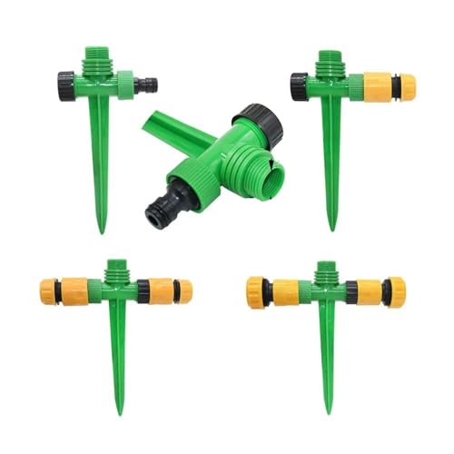 Automatischer Gartensprinkler 1/2 3/4 Außengewinde Garten Sprinkler Kunststoff Unterstützung Düse Spike Halterung Garten Rasen Bewässerung Werkzeug Garten Bewässerung(B) von HYRTEFBN