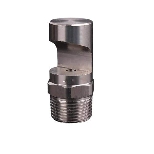 Automatischer Gartensprinkler 1/8 Zoll 1/4 Zoll 3/8 Zoll 1/2 Zoll 3/4 Zoll BSPT-Außengewinde Edelstahl-Sprühdüse der K-Serie, Weitwinkel-Sprühdüse, Flachstrahl(3 of 8 4.0mm) von HYRTEFBN