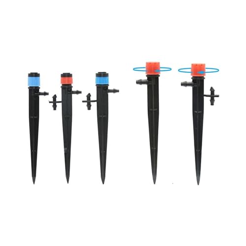 Automatischer Gartensprinkler 10PCS 13cm Bubbler Tropfbewässerung Sprinkler Einstellbare Strahler Stake Wasser 4/7mm Schlauch(F) von HYRTEFBN