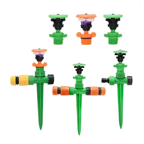 Automatischer Gartensprinkler Automatische rotierende Jet-Sprinklerdüsen mit 1/2-Zoll-Außengewinde(J) von HYRTEFBN