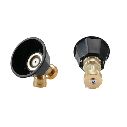 Automatischer Gartensprinkler Elektrische Sprühdüse, einstellbare feine Zerstäubungsdüse for Gartenbewässerungswerkzeug(2pcs all-copper) von HYRTEFBN