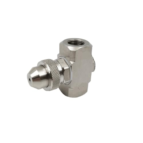 Automatischer Gartensprinkler Luft-Wasser-Zerstäuberdüse, nicht einstellbar, Tröpfchen, Nebel, Luft-Wasser-Nebel, 1/4"(Pressure Round) von HYRTEFBN