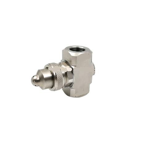 Automatischer Gartensprinkler Luft-Wasser-Zerstäuberdüse, nicht einstellbar, Tröpfchen, Nebel, Luft-Wasser-Nebel, 1/4"(Wide Angle 6 holes) von HYRTEFBN