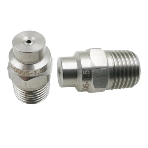 Automatischer Gartensprinkler MEG-Hochdruck-Sprühdüse, Vollstrahl, gerade Strahldüse, 0-Grad-Vollkegeldüse, Waschdüse, 1/4 Zoll(1.4mm) von HYRTEFBN
