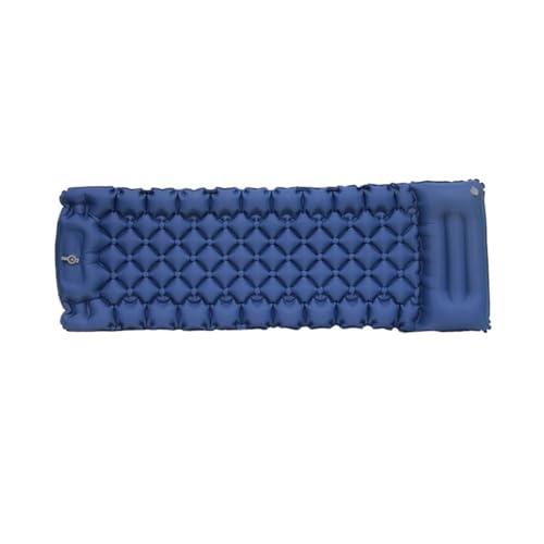 HYRTEFBN Camping-Luftmatratze 195x65x8CM Super Single Air Matterss Outdoor Camping Aufblasbare Rucksack Matten Selbstaufblasende Strand Pads Fr Picknick(Navy Blue) von HYRTEFBN