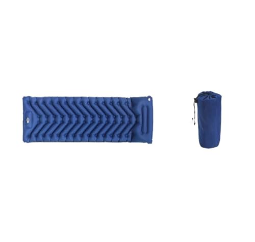 HYRTEFBN Camping-Luftmatratze 200X69X9CM Einzel Super Luftmatratze Selbst Aufblasbare Outdoor Camping Picknick Matte Ultraleicht Tourist Sitz Strand Meer Schlafen Bett(Grey) von HYRTEFBN