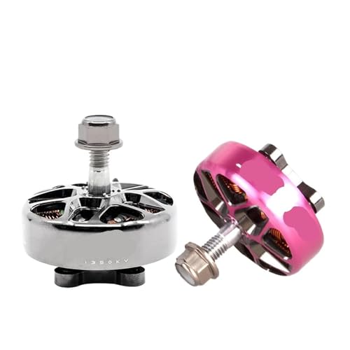HYRTEFBN Leitfähigkeitsmessgerät 1PCS 2806 Plus Bürstenlosen Motor 1350kv 1750kv 7 Zoll Propeller Freestyle for FPV Racing Drone Teile(1pc Pink 1750kv) von HYRTEFBN