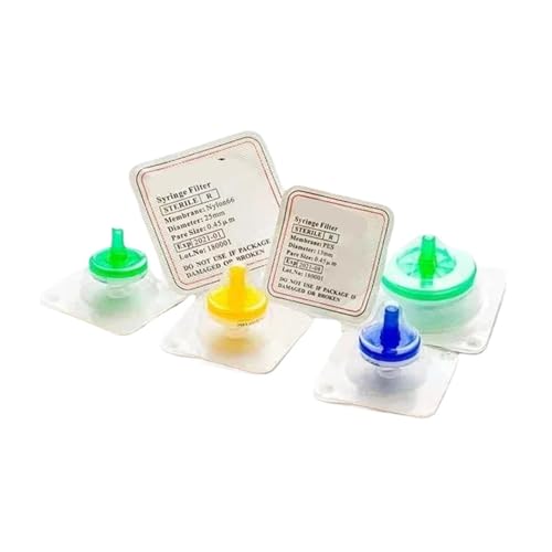 Spritzenvorsatzfilter 10 teile/los Labor Nylon/PES/PTFE Sterile Nadel-typ Filter 13mm 25mm 33mm 0.22um/0.45um Membran Spritze Filter(33mm 0.22um PES) von HYRTEFBN