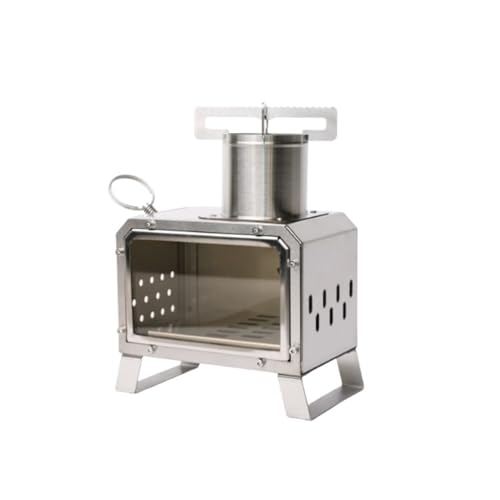 Tragbarer Holzofen Campingzelt Holzofen Edelstahl Desktop Herd Zelt Brenner Picknick Grill Heizung Brennholzofen Tragbarer Holzofen Campingzelt Holzofen Edelstahl Desktop Herd Zelt Brenner Picknick Grill Heizung Brennholzofen von HYRTEFBN