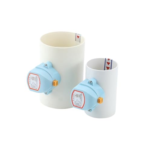 lüftungsklappe elektrisch 1 stücke 220 V AC Kunststoff ABS Elektrische Luftklappe PVC Motorisierte Rohrsteuerung Rückschlagventil 75 mm 110 mm 160 mm Rundrohr Luftvolumenregler(75mm,DC12V) von HYRTEFBN