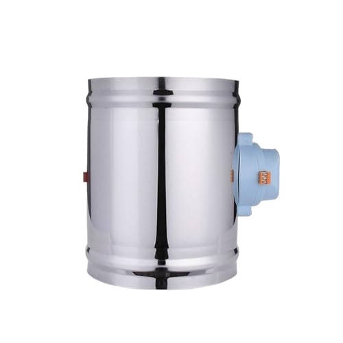 lüftungsklappe elektrisch 100–400 mm HVAC-Ventil, elektrischer Luftkanal, motorisierter Dämpfer for Lüftungsrohrventil mit 1 N/14 N-Antrieb, AC220 V, AC24 V, DC12 V, DC24 V(14N 125,DC12V) von HYRTEFBN