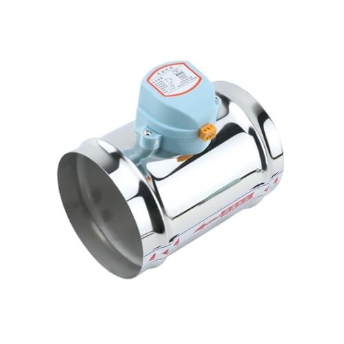 lüftungsklappe elektrisch 220VAC 4 "5" 6 "Edelstahl Elektrische Überprüfen Ventil Luftkanal Motorisierte Dämpfer Mit 1Nm Antrieb for belüftung 100/125/150mm(150mm,Only a valve) von HYRTEFBN