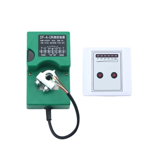 lüftungsklappe elektrisch 24VDC 220VAC 16Nm Elektrischer Luftklappenantrieb Intelligenter manueller Antrieb mit 5-Positionen-Controller 50S Schaltventil 60S(DC24V 50S) von HYRTEFBN