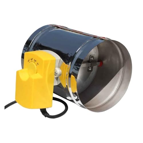 lüftungsklappe elektrisch 3 Positionen 220 V – motorisierte Dämpferentlüftung 4N HVAC-Kanalventil, motorisierter Entlüftungsdurchmesser – 80 100 125 150 200 mm(200mm) von HYRTEFBN