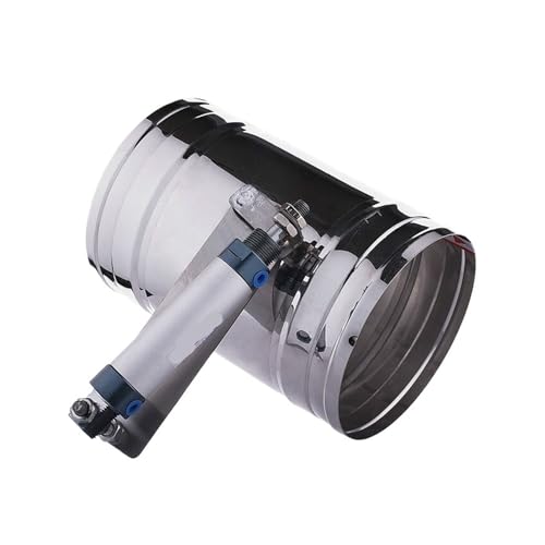 lüftungsklappe elektrisch Pneumatisches Luftventil-Kanalventil aus Edelstahl 201, Durchmesser 100–250 mm, Luftdämpferventil for die Belüftung von Industrie und Haushalt(YT-125) von HYRTEFBN