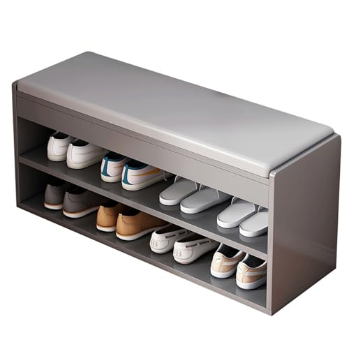 HYSJDMNC Eingangseingang Multifunktionaler Speicherschuhhocker, einfacher Hausschuhschuhgeschützeingangsschuh-Traging-Hocker für Eingang, Schlafzimmer, Wohnzimmer, 60 * 30 * 43 cm, B YYuan von HYSJDMNC